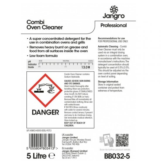 Jangro Combi Oven Cleaner