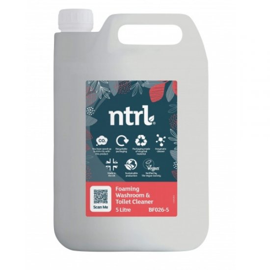 Jangro ntrl Foaming Washroom and Toilet Cleaner