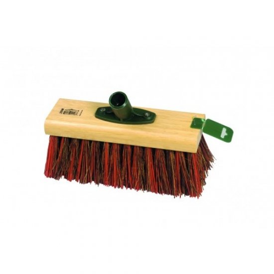 Red Bassine PVC Yard Broom